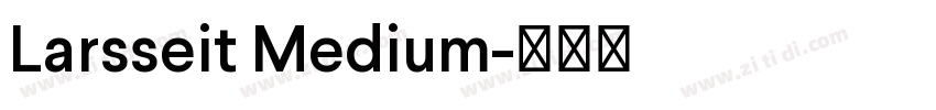 Larsseit Medium字体转换